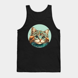 Amazingly beautiful cat face Tank Top